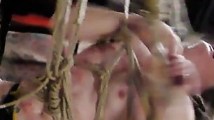 video bdsm bondage shibari soumise sandy cerbere - porno sm