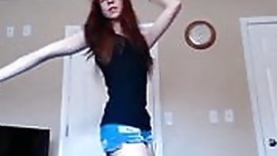 Best Redhead Teen Strip Tease Ever