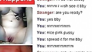 omegle cutie helps me to cum